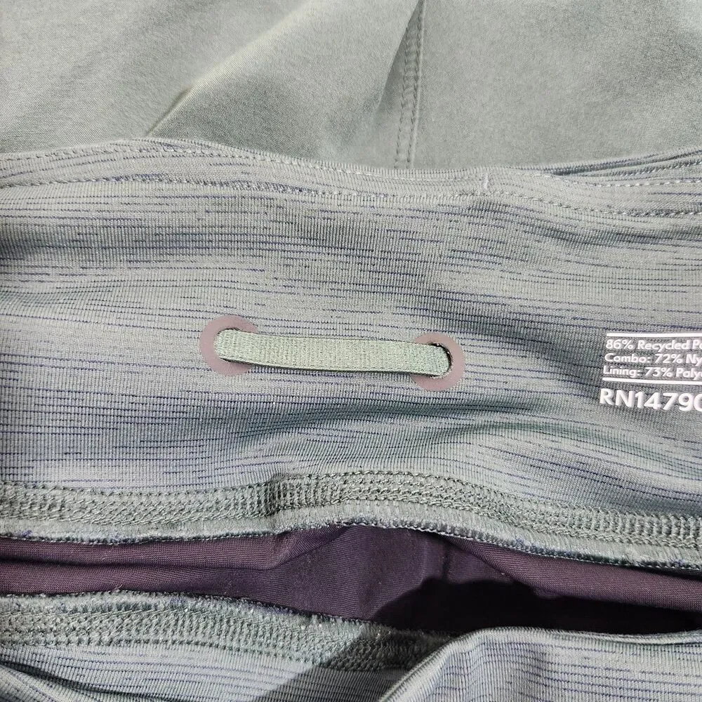 Outdoor Voices Womens RecTrek Shorts Size L Green Running Athletic Polyester